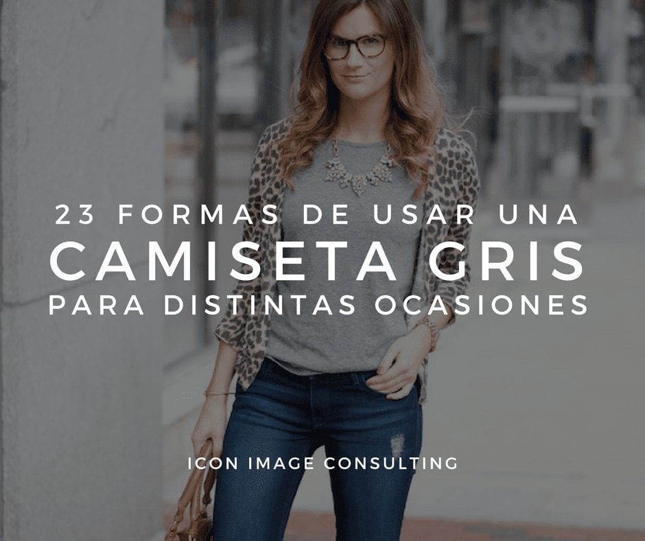 Outfit Con Camiseta Gris Mujer Luxembourg, SAVE 36% -  