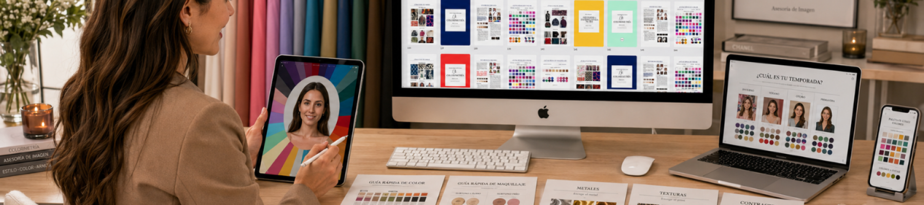 kit digital de colorimetria para asesores de imagen